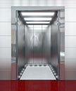 Modern elevator with opened door Royalty Free Stock Photo