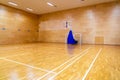 Modern empty gym for basketball, volleyball or indoor soccer Royalty Free Stock Photo