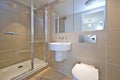 Modern en-suite bathroom with shower