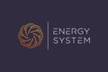 Modern energy design vector with creative element concept