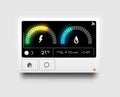 Modern Energy Home Smart Meter Royalty Free Stock Photo