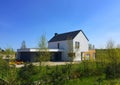 Modern energy saving eco house in Poland