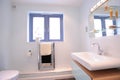 Modern ensuite bathroom Royalty Free Stock Photo