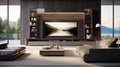 Modern Entertainment Centers Incorporating High-Tech Features in Your Living Room