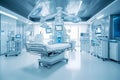 Modern equipment hospital interior in operating room , Medical devices Royalty Free Stock Photo