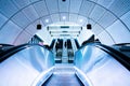 Modern escalator in the Elizabeth Line of the London Underground