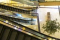 Modern escalator staircase