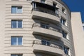 Modern European residential apartment buildings quarter. architecture, fragment of modern urban geometry. Royalty Free Stock Photo