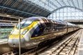 Modern The Eurostar high speed bullet train in London, UK Royalty Free Stock Photo