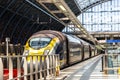 Modern The Eurostar high speed bullet train in London, UK Royalty Free Stock Photo