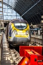 Modern The Eurostar high speed bullet train in London, UK Royalty Free Stock Photo