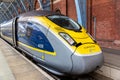 Modern The Eurostar high speed bullet train in London, UK Royalty Free Stock Photo