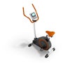 A modern exercise bike for home weight loss electronic counting