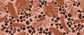 Modern exotic seamless pattern.