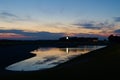 Expano At Sunset, Murska Sobota, Slovenia Royalty Free Stock Photo