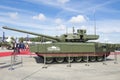 Modern experimental Russian tank `Armata` T-14 Royalty Free Stock Photo