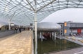 Modern EXPO pavilions at Fiera Milano