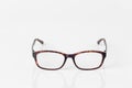 Modern eyeglass isolated on white background. single black and red eyeglasses.Glasses on white background image for background, o Royalty Free Stock Photo