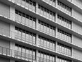 Modern facade with balconies Royalty Free Stock Photo