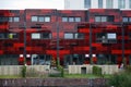 Modern facade with garden in Amsterdam