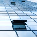 Modern facade of glass and steel. Royalty Free Stock Photo