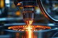 Modern factory settings utilize precision machining processes that highlight advanced technology and automation Royalty Free Stock Photo