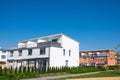 Modern family houses seen in Berlin Royalty Free Stock Photo