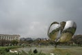 Floralis generica sculpture, buenos aires Royalty Free Stock Photo