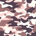 Modern fashion trendy camo pattern.Classic clothing style masking camo repeat print. brown black olive colors forest textur