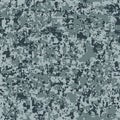 Modern fashion vector trendy camo pattern. Digital camouflage seamless pattern Royalty Free Stock Photo