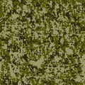 Modern fashion vector trendy camo pattern. Digital camouflage seamless pattern Royalty Free Stock Photo
