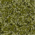 Modern fashion vector trendy camo pattern. Digital camouflage seamless pattern Royalty Free Stock Photo