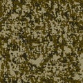 Modern fashion vector trendy camo pattern. Digital camouflage seamless pattern Royalty Free Stock Photo