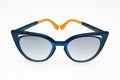 Fashionable blue sunglasses of Fendi brand