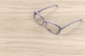 Modern female eyeglasses