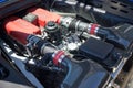 Modern Ferrari Engine Closeup