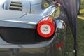 Modern Ferrari rear end closeup detail