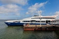 Modern ferry with catamaran hull