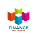 Modern finance and logo chart. Vector illustration