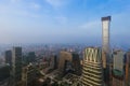 Modern financial district skyline in Beijing China Royalty Free Stock Photo