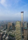 Modern financial district skyline in Beijing China Royalty Free Stock Photo