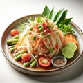 Modern Fine Dining Thai Papaya Salad