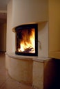 Modern fireplace