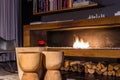 Modern fireplace in SIR F.K. Savigny Hotel Berlin