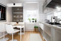 Modern fitted kitchen Royalty Free Stock Photo