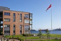 Modern five-storey house on the sea shore