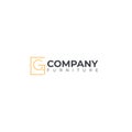 Modern flat design initial G COMPANY logo design