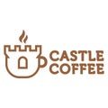 Modern flat design simple minimalist castle kingdom coffee cafe logo icon design template vector with modern illustration concept Royalty Free Stock Photo