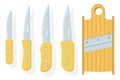Set of kitchen tools household utensil kitchenware Royalty Free Stock Photo