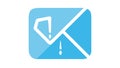 Modern Flat Email Icon, vector design Generative AI Royalty Free Stock Photo
